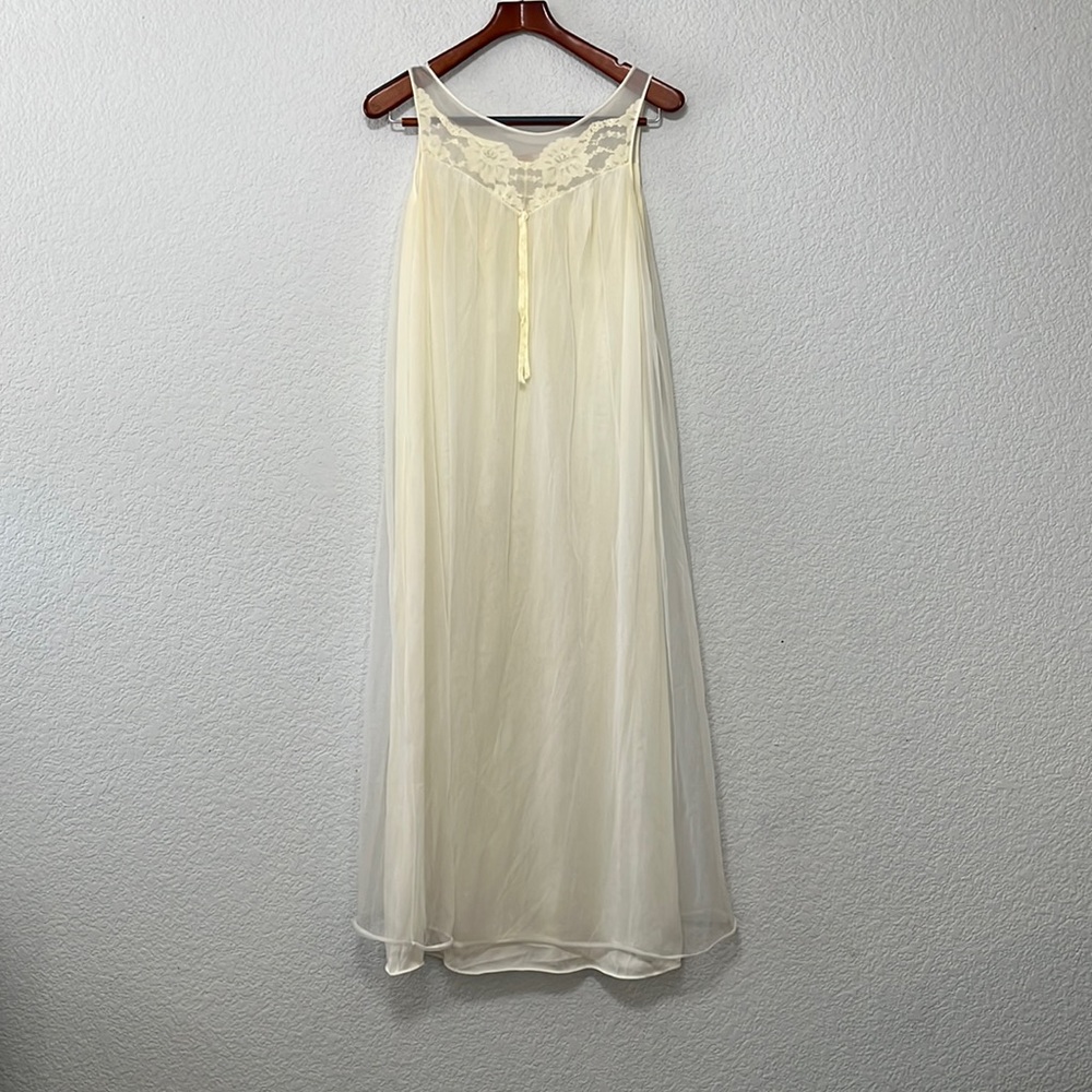 Vintage Sears Lace Mesh Nightgown